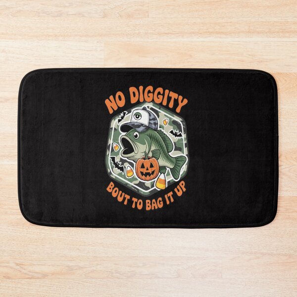 Item preview, Bass fishing Halloween  No Diggity, bout bag it up designed and sold by ticlitule.