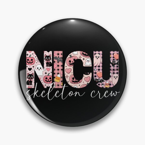 Item preview, NICU Skeleton Crew Halloween Pattern designed and sold by theartfulaspie.
