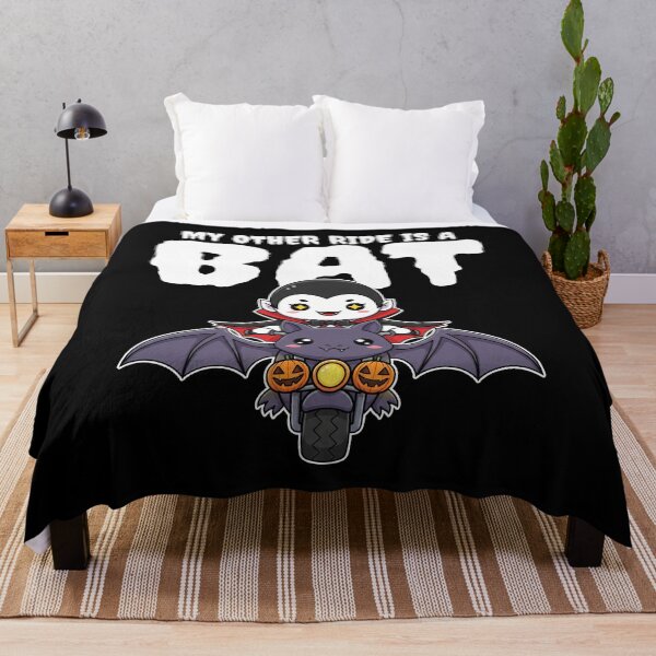 Item preview, MY OTHER RIDE IS A BAT - VAMPIRE HALLOWEEN designed and sold by KEF Custom.