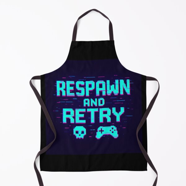 Item preview, Respawn and Retry – Pixel Glitch Gaming Design designed and sold by Metalist Zone.