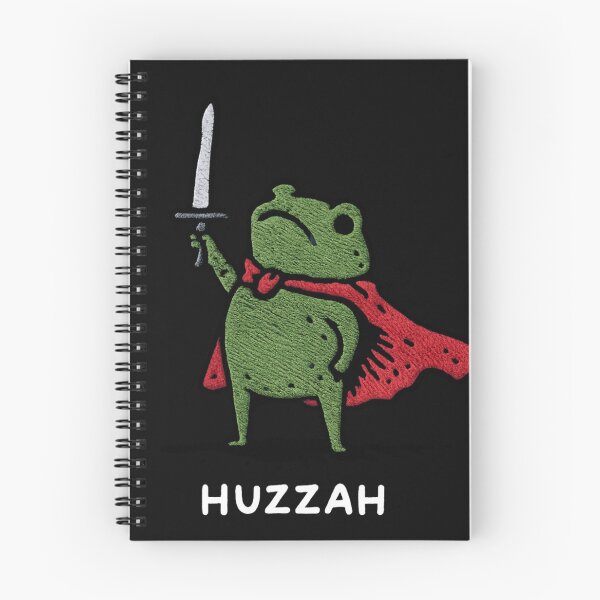 Item preview, Huzzah Frog Knight Funny Sword Meme Quote designed and sold by laszlosaobere.