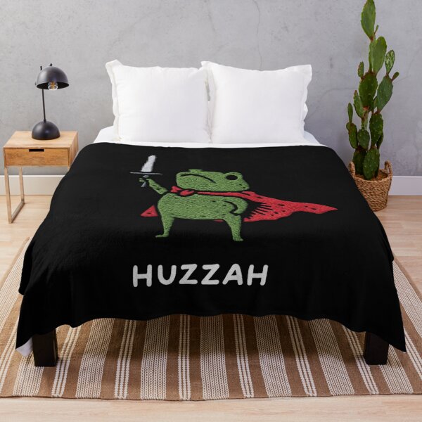 Item preview, Huzzah Frog Knight Funny Sword Meme Quote designed and sold by laszlosaobere.