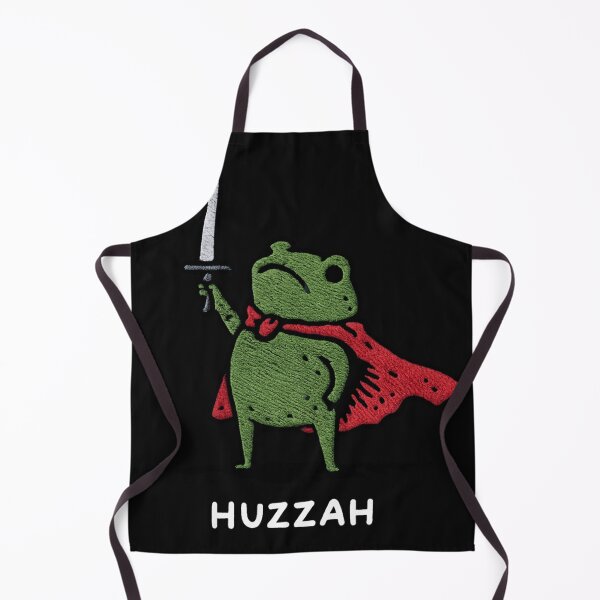 Item preview, Huzzah Frog Knight Funny Sword Meme Quote designed and sold by laszlosaobere.
