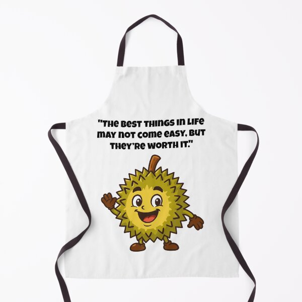 Item preview, The Best Things Are Bold – Smiling Durian Character Art designed and sold by Latitude 1°N.