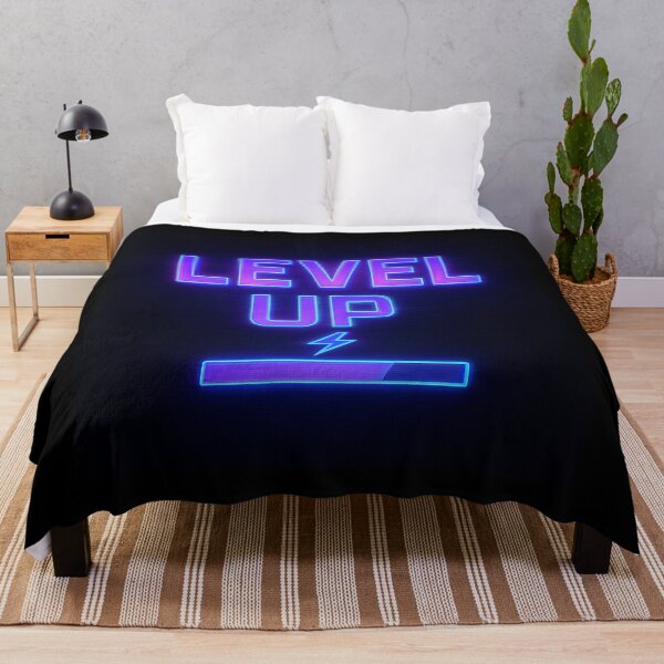 Item preview, LEVEL UP ⚡ Neon Progress Bar Gaming Design designed and sold by Metalist Zone.