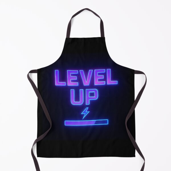 Item preview, LEVEL UP ⚡ Neon Progress Bar Gaming Design designed and sold by Metalist Zone.