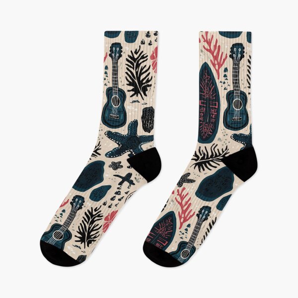 Item preview, Tropical Island Guitar & Surf Pattern 2 designed and sold by Kybruno's Creations.