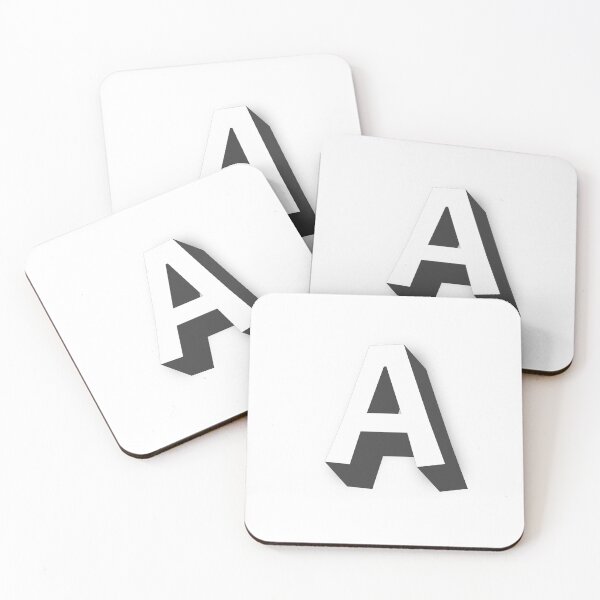 Item preview, Bold Letter A Black Baseball Cap – Minimalist Alphabet Design designed and sold by Ninjaja.