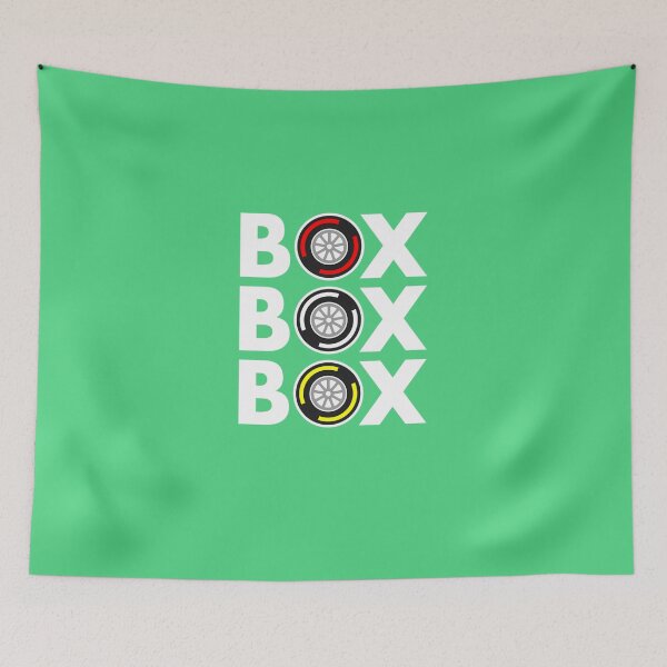 Artikelvorschau, Box-Box-Box-F1-Tyre-Compound-White-Text-Design entworfen und verkauft von RafaelWagner.