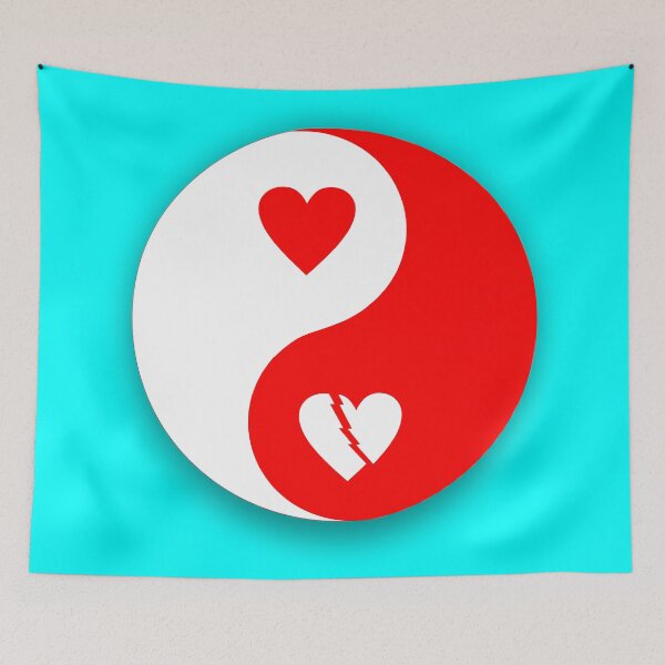 Item preview, YIN YANG OF LOVE (#00FFFF) designed and sold by Marlon Oseguera.