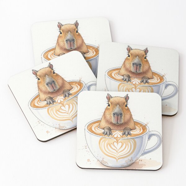 Item preview, Capy Latte designed and sold by contentsandwich.