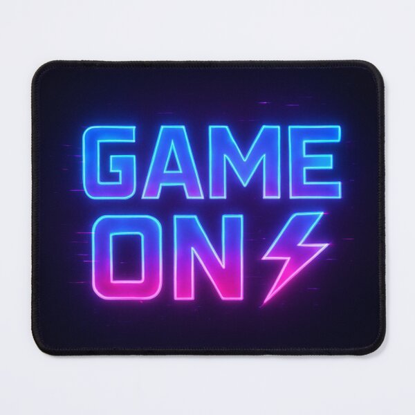 Item preview, GAME ON ⚡ Neon Glitch Gaming Design designed and sold by Metalist Zone.