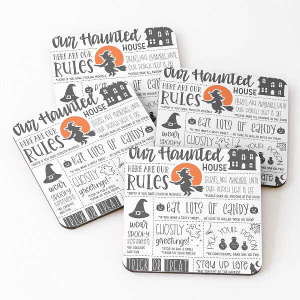 Item preview, Welcome to Our Haunted House – Halloween Rules designed and sold by wikawiki.