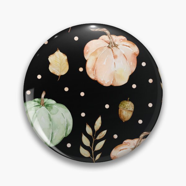 Item preview, Watercolor Pumpkins and Autumn Leaves Pattern Graphic T-shirt Design designed and sold by FestivityFinds.