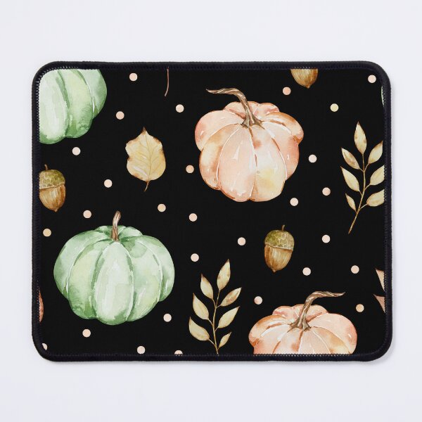 Item preview, Watercolor Pumpkins and Autumn Leaves Pattern Graphic T-shirt Design designed and sold by FestivityFinds.