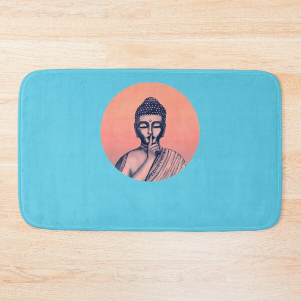 Item preview, Buddha-Shh...-Do-Not-Disturb-In-Coral designed and sold by AnastasiaBohme.