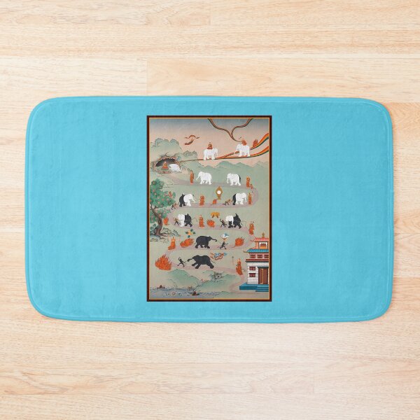 Item preview, Buddhism-Print---The-Nine-Mental-Abidings-Path-Of-Samatha designed and sold by AnastasiaBohme.