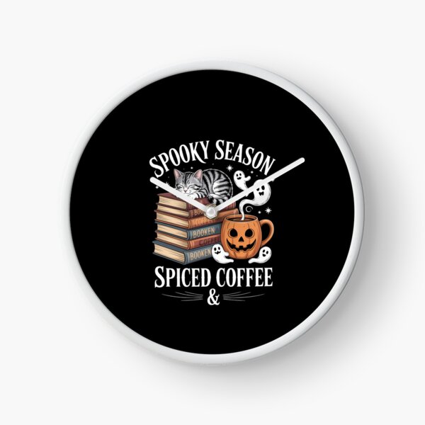 Item preview, Spooky Season and Spiced Coffee Funny Cat Lover Halloween designed and sold by KarstenNoanra.