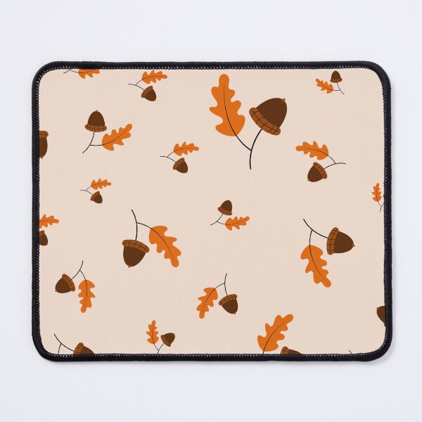 Item preview, Autumn Acorns and Orange Leaves Pattern A-Line Dress Design designed and sold by FestivityFinds.