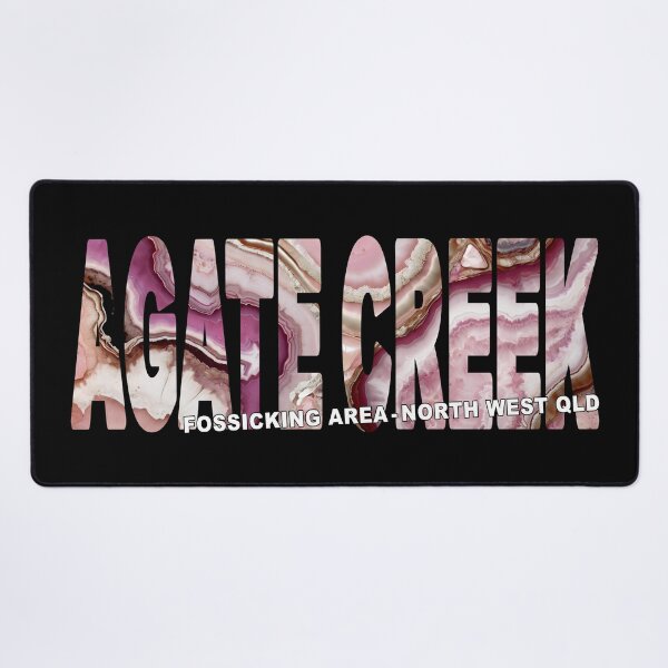 Item preview, AGATE CREEK Fossicking Area North West QLD - Pink Agate designed and sold by Adam Gormley.