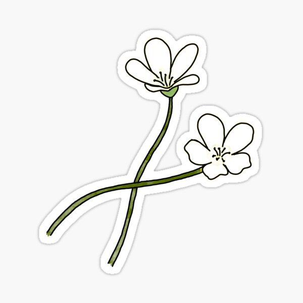 Item preview, Linework Simple Flower designed and sold by vrobzzz.