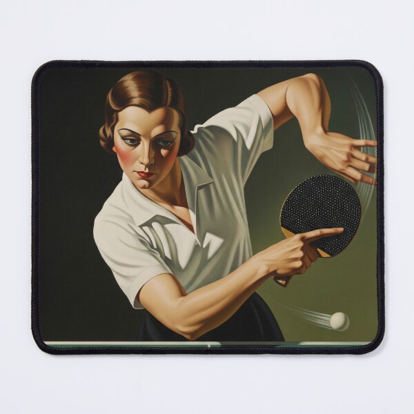 Item preview, LE REVERS RAPIDE (The Quick Backhand) - Original Art Deco Artwork designed and sold by elektronen.