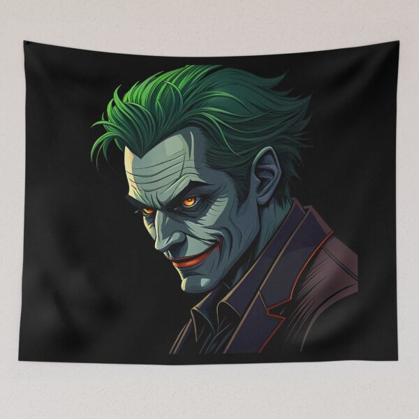 Item preview, Joker Dark Villain Portrait – Evil Clown Vector Art designed and sold by JuniorDavila.