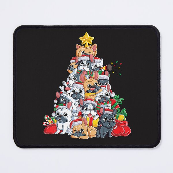 Item preview, French Bulldog Christmas Tree Dog Santa Xmas designed and sold by DareDaniella.