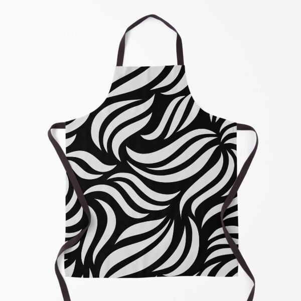 Item preview, Abstract Black and White Wave Pattern Graphic T-shirt Design designed and sold by FestivityFinds.