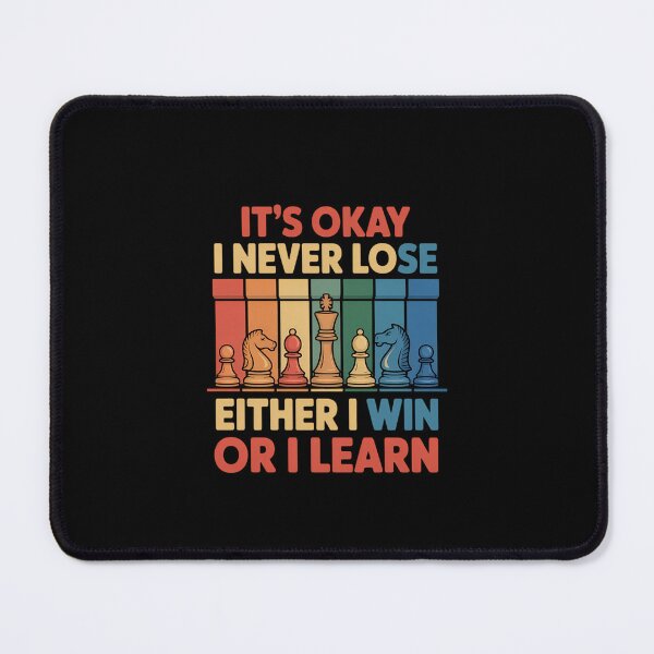 Item preview, Womens I Never Lose Either I Win Or I Learn Chess Lovers Board Game designed and sold by KarstenNoanra.