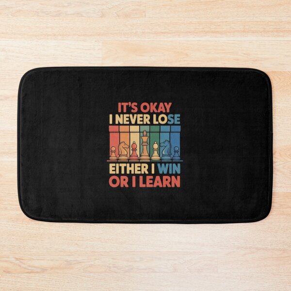 Item preview, Womens I Never Lose Either I Win Or I Learn Chess Lovers Board Game designed and sold by KarstenNoanra.
