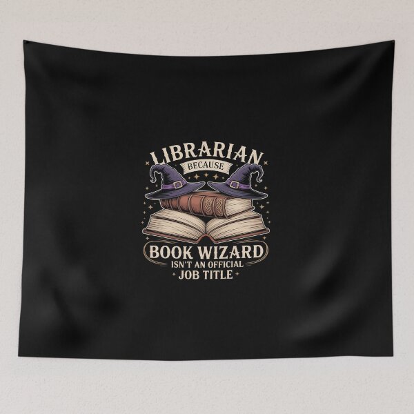Item preview, Womens Librarian Because Book Wizard - Funny Library designed and sold by KarstenNoanra.