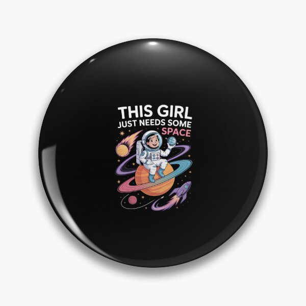 Item preview, Womens This Girl Just Needs Some Space Astronaut Reading Book Lover designed and sold by KarstenNoanra.