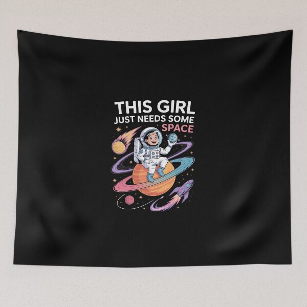 Item preview, Womens This Girl Just Needs Some Space Astronaut Reading Book Lover designed and sold by KarstenNoanra.