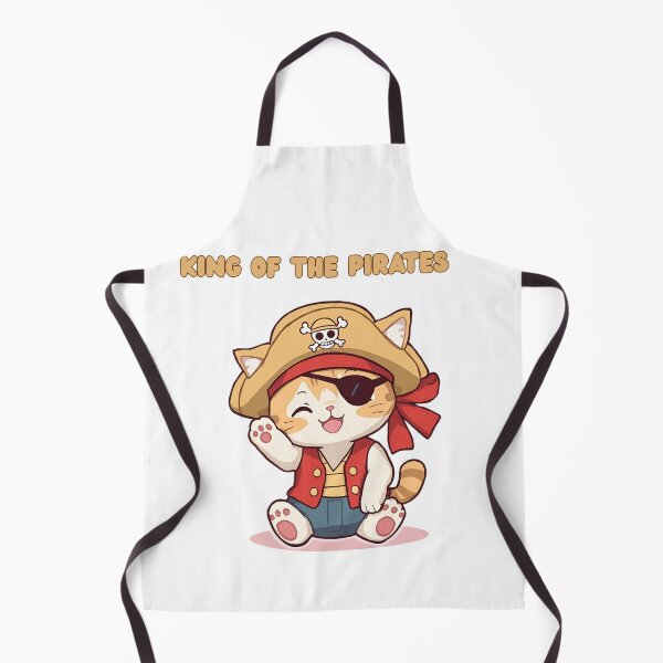 Item preview, King of the Pirates Cat – Cute Anime Pirate Kitty T-Shirt designed and sold by ColorClouds.