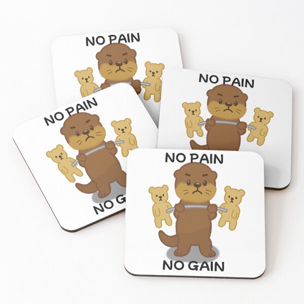 Item preview, No Pain No Gain Nutria designed and sold by toni-aguilar22.