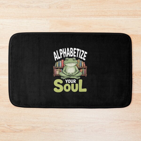 Item preview, Zen frog meditation books and mindful quote designed and sold by KarstenNoanra.