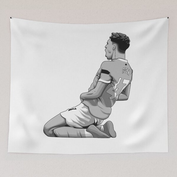 Item preview, Phil Foden Black and White Version designed and sold by Aldduardo.