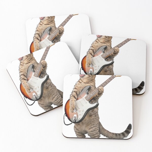 Item preview, Cat Playing Guitar  designed and sold by Boip81kChinh.