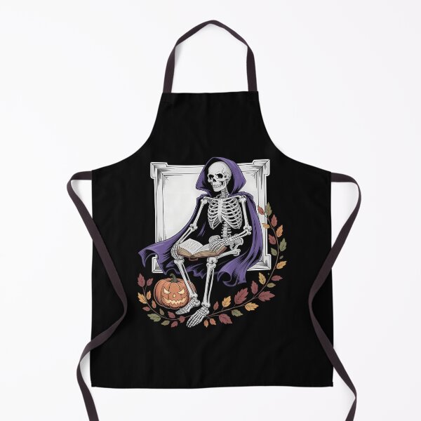 Item preview, Autumn Halloween Skeleton Moody Gothic Watercolor designed and sold by blueyeeti.