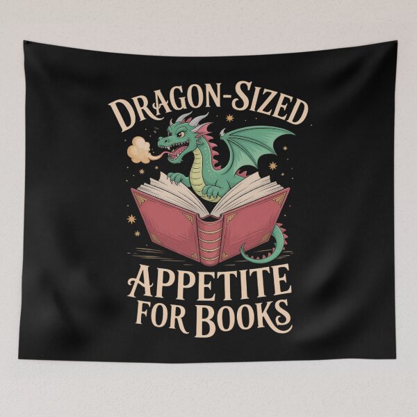 Item preview, Book Dragon Fantasy Reader Cozy Reading Book Lover Dragon designed and sold by blueyeeti.