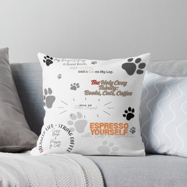 Item preview, Books, Cats & Coffee Vibes designed and sold by HushPrints.
