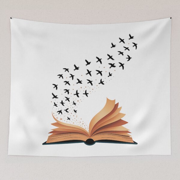 Item preview, Books are Dreams Given Wings -Avid Readers Bookworms Bookish designed and sold by blueyeeti.