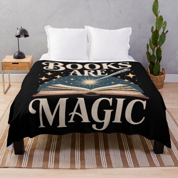 Item preview, Books Are Magic Fantasy Book Lover Enchanted Romance designed and sold by blueyeeti.