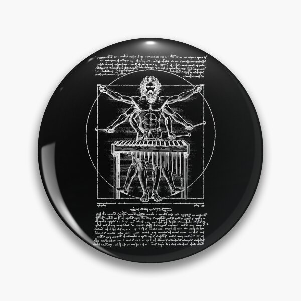 Item preview, Xylophone Xylophonist Music Vitruvian Man Leonardo Da Vinci designed and sold by GrandeDuc.