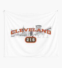 Cleveland Cityscape 2 Wall Tapestry