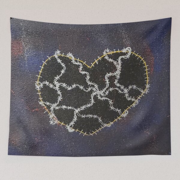 Item preview, Black heart designed and sold by Lune's crazy world.