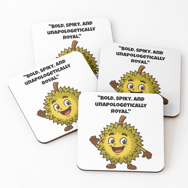 Item preview, Durian Bold: The King of Fruits Says Hello! designed and sold by Latitude 1°N.