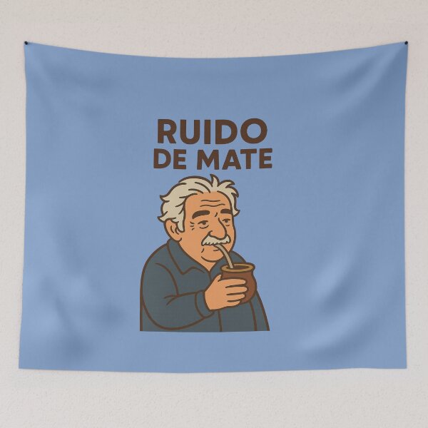 Item preview, Pepe Mujica drinking mate – Mate noise designed and sold by urudesign.