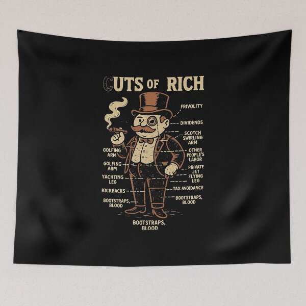 Item preview, Eat The Rich Meat Cuts designed and sold by artifys.